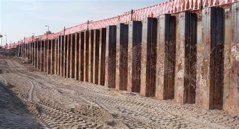 retaining wall metal sheet|permanent sheet pile retaining wall.